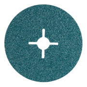 PFERD TOOLS Zirkon Fiberscheibe Ø 100mm Z36 für hohen Abtrag auf Stahl