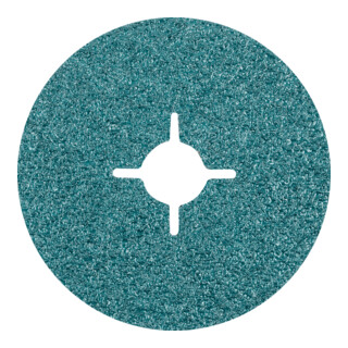 PFERD TOOLS Zirkon Fiberscheibe Ø 115 mm Z24 für hohen Abtrag auf Stahl