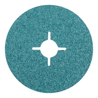 PFERD TOOLS Zirkon Fiberscheibe Ø 115 mm Z36 für hohen Abtrag auf Stahl