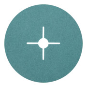 PFERD TOOLS Zirkon Fiberscheibe Ø 180mm Z100 für hohen Abtrag auf Stahl