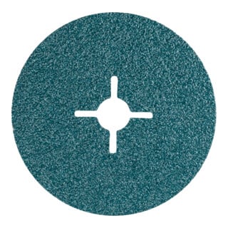 PFERD TOOLS Zirkon Fiberscheibe Ø 100mm Z36 für hohen Abtrag auf Stahl