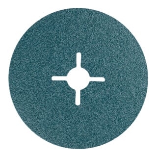 PFERD TOOLS Zirkon Fiberscheibe Ø 100mm Z60 für hohen Abtrag auf Stahl
