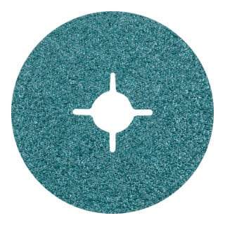 PFERD TOOLS Zirkon Fiberscheibe Ø 115 mm Z24 für hohen Abtrag auf Stahl