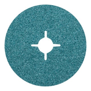 PFERD TOOLS Zirkon Fiberscheibe Ø 125 mm Z24 für hohen Abtrag auf Stahl