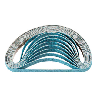 PFERD TOOLS Zirkon Schleifband BA 10x330mm Z60 für hohen Abtrag mit Bandschleifer