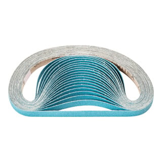 PFERD TOOLS Zirkon Schleifband BA 12x520mm Z80 für hohen Abtrag mit Bandschleifer