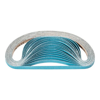PFERD TOOLS Zirkon Schleifband BA 12x610mm Z80 für hohen Abtrag mit Bandschleifer