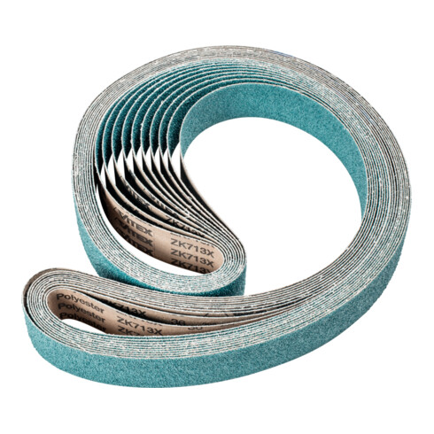 PFERD TOOLS Zirkon Schleifband BA 50x2000mm Z36 für hohen Abtrag mit Bandschleifer