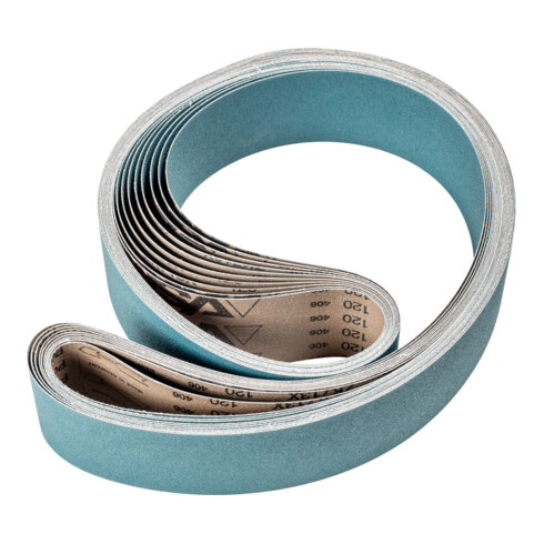 PFERD TOOLS Zirkon Schleifband BA 75x2000mm Z120 für hohen Abtrag mit Bandschleifer