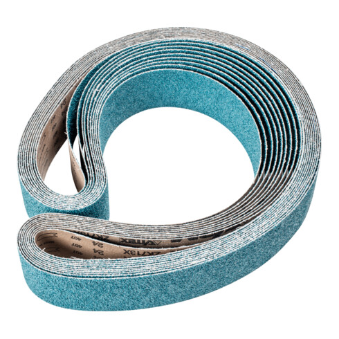 PFERD TOOLS Zirkon Schleifband BA 75x2000mm Z24 für hohen Abtrag mit Bandschleifer