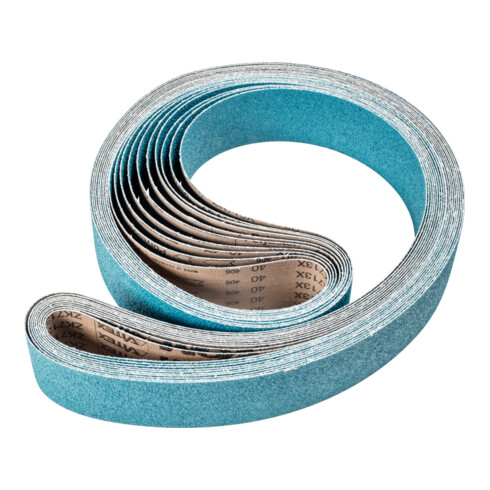 PFERD TOOLS Zirkon Schleifband BA 75x2250mm Z40 für hohen Abtrag mit Bandschleifer