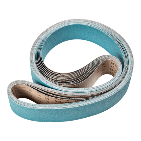 PFERD TOOLS Zirkon Schleifband BA 75x2500mm Z60 für hohen Abtrag mit Bandschleifer