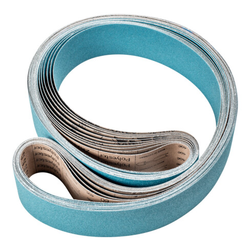 PFERD TOOLS Zirkon Schleifband BA 75x2500mm Z80 für hohen Abtrag mit Bandschleifer