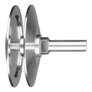 PFERD TOOLS Zubehör Werkzeughalter BO für Rundbürsten Ø150-180mm mit Bohrung 22,2 auf 12 mm Schaft