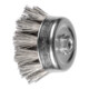 PFERD Topfbürste gezopft TBG Ø 100mm M14 Edelstahl-Diamant-Draht-Ø 0,50mm Korn 400-1