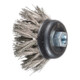 PFERD Topfbürste gezopft TBG Ø 65 mm M14 Edelstahl-Diamant-Draht-Ø 0,50mm Korn 270-1