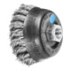 PFERD Topfbürste gezopft TBG Ø 80mm M14 Edelstahl-Draht-Ø 0,35 mm Winkelschleifer-1