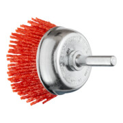PFERD Topfbürste ungezopft TBU Ø50mm Schaft-Ø 6 mm RED-Filament-Ø 1,27 Korn 80 Bohrmaschinen (1)