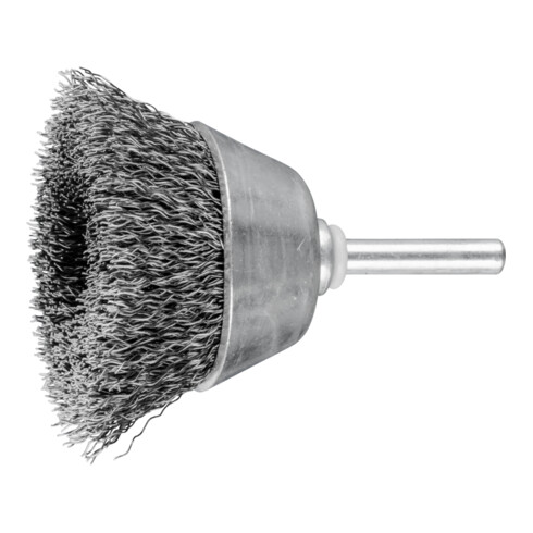 PFERD Topfbürste ungezopft TBU Ø50mm Schaft-Ø6 mm Stahl-Draht-Ø0,30 (1)