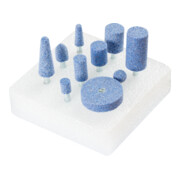 PFERD TOUGH Schleifstift-Set 10-tlg. Schaft-Ø 6 mm CO46 für schwer zerspanbare Werkstoffe