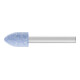 PFERD TOUGH Schleifstift Spitzbogen Ø 13x20mm Schaft-Ø 6 mm CO80 für schwer zerspanbare Werkstoffe-1