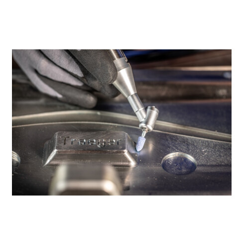 PFERD TOUGH Schleifstift Spitzbogen Ø 6x13 mm Schaft-Ø 3 mm CO80 für schwer zerspanbare Werkstoffe