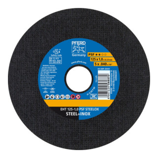 Pferd Trennscheibe A60PPSF V2A 125 x 1,0 mm gerade