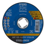 PFERD Trennscheibe EHT 125-1,0 PSF STEELOX/X-LOCK