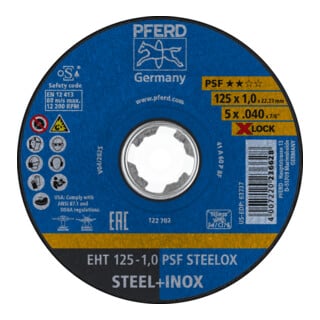 PFERD TOOLS Trennscheibe EHT 115-1,0 PSF STEELOX/X-LOCK