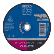 PFERD Trennscheibe EHT 230x3,2x22,23 mm gerade Leistungslinie SG CAST+STEEL für Guss/Stahl