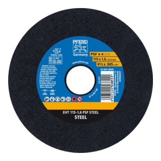 Pferd Trennscheibe gerade A46PPS 115x1,6mm
