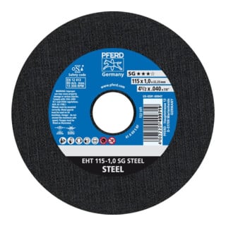 Pferd Trennscheibe gerade A60SSG 115x1mm