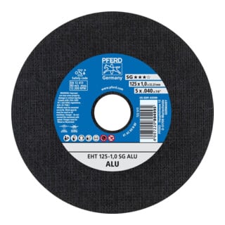 Pferd Trennscheibe gerade für Aluminium A30NSG 125x1mm