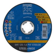 Pferd Trennscheibe PSF X-LOCK STEELOX 125x1,6mm