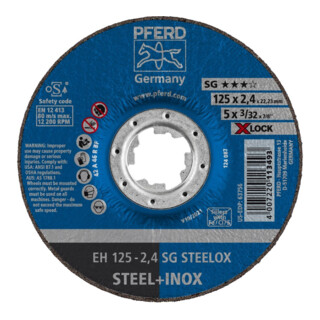 Pferd Trennscheibe SG X-LOCK STEELOX 125x2,4mm