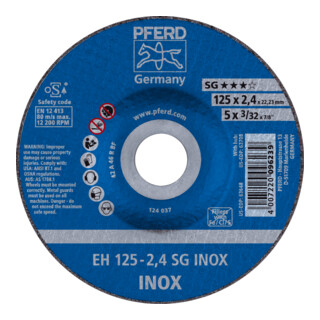 PFERD TOOLS Trennscheibe EH SG INOX