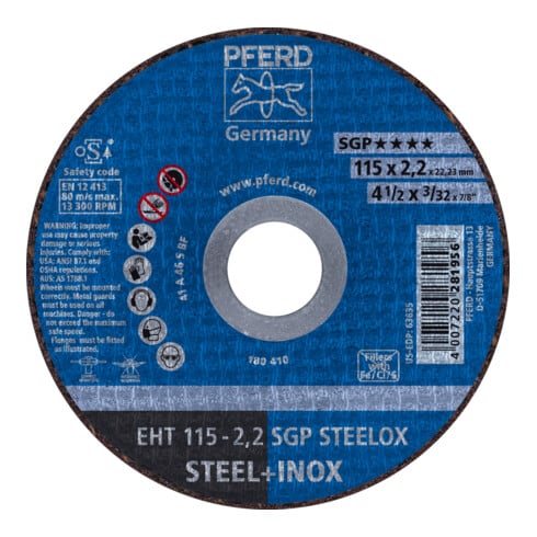 PFERD Trennscheiben EHT 115-2,2 SGP STEELOX