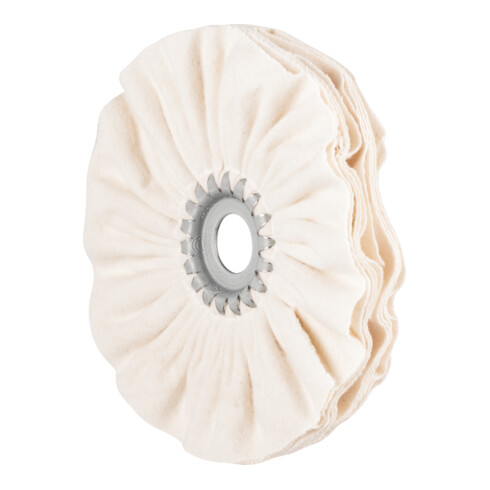 PFERD Tuchring TR Flanell Ø 150x10mm Bohrung-Ø 20mm für Spiegelpolitur und Abglänzen mit Polierpaste