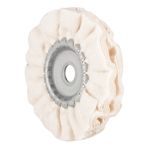 PFERD Tuchring TR Flanell Ø 80x10mm Bohrung-Ø 10mm für Spiegelpolitur und Abglänzen mit Polierpaste