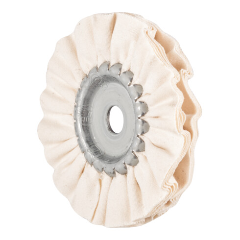 PFERD Tuchring TR Hart Ø 80x10mm Bohrung-Ø 10mm für Vorpolitur mit Polierpaste