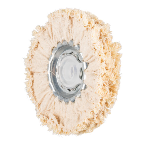 PFERD Tuchring TR Sisal Ø 80x10mm Bohrung-Ø 10mm für grobe Vorpolitur mit Polierpaste