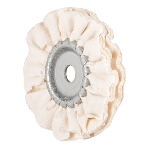 PFERD Tuchring TR weich Ø 80x10mm Bohrung-Ø 10mm für Hochglanzpolitur mit Polierpaste