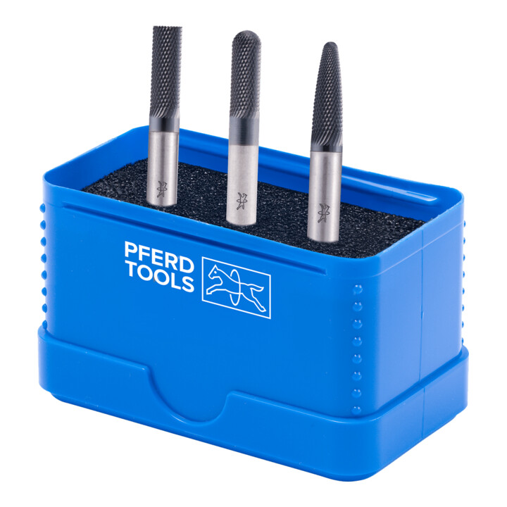 PFERD Tungsten carbide burrs 1306 MICRO 3TLG HC-FEP