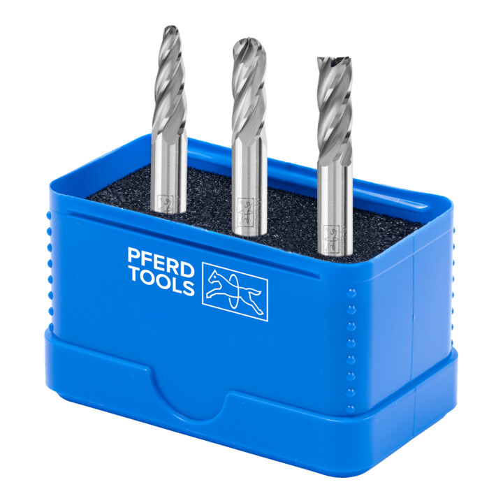 PFERD Tungsten carbide burrs 1606 ALU 3tlg