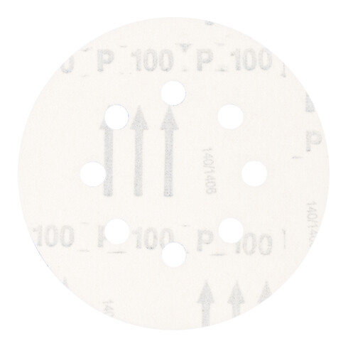 PFERD Universal Korund Klettscheibe KSS Ø 125 A100 8 Absauglöcher für Exzenterschleifer