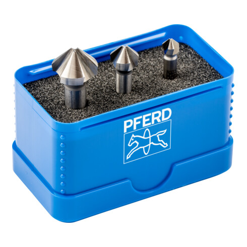 PFERD Verzinkboor SET KES HSS DIN 335 C90° 3