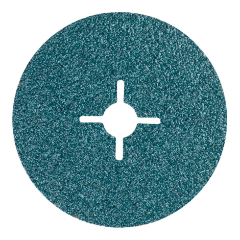 PFERD Zirkon Fiberscheibe Ø 100mm Z24 für hohen Abtrag auf Stahl