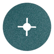 PFERD Zirkon Fiberscheibe Ø 100mm Z50 für hohen Abtrag auf Stahl