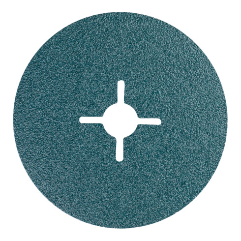 PFERD Zirkon Fiberscheibe Ø 100mm Z60 für hohen Abtrag auf Stahl