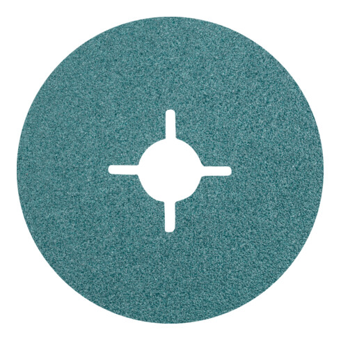 PFERD Zirkon Fiberscheibe Ø 115 mm Z60 für hohen Abtrag auf Stahl